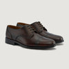 color swatch Attorney Derby Burnished Brown Leather Shoes